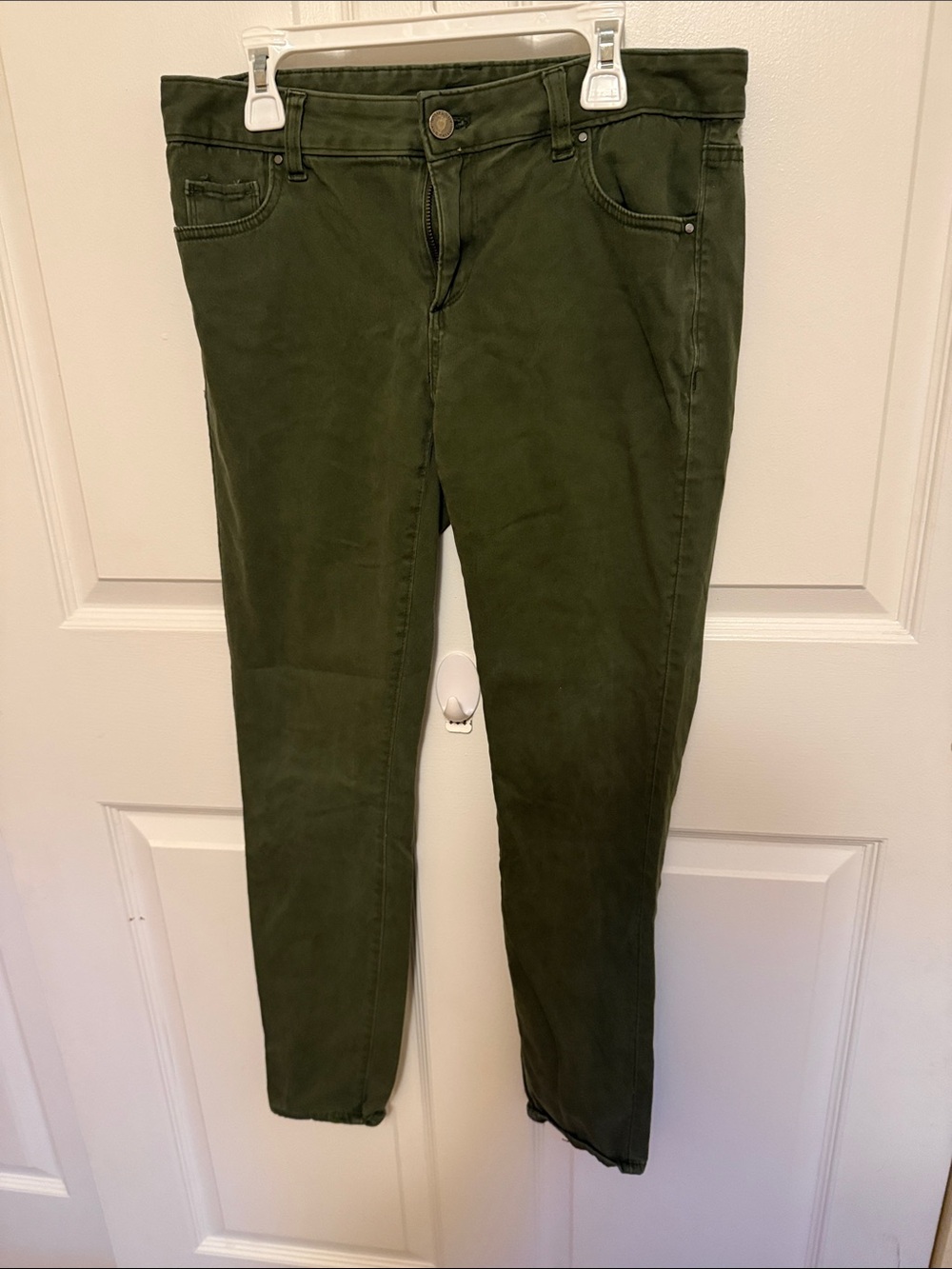 Ann Taylor Olive Skinny Jeans